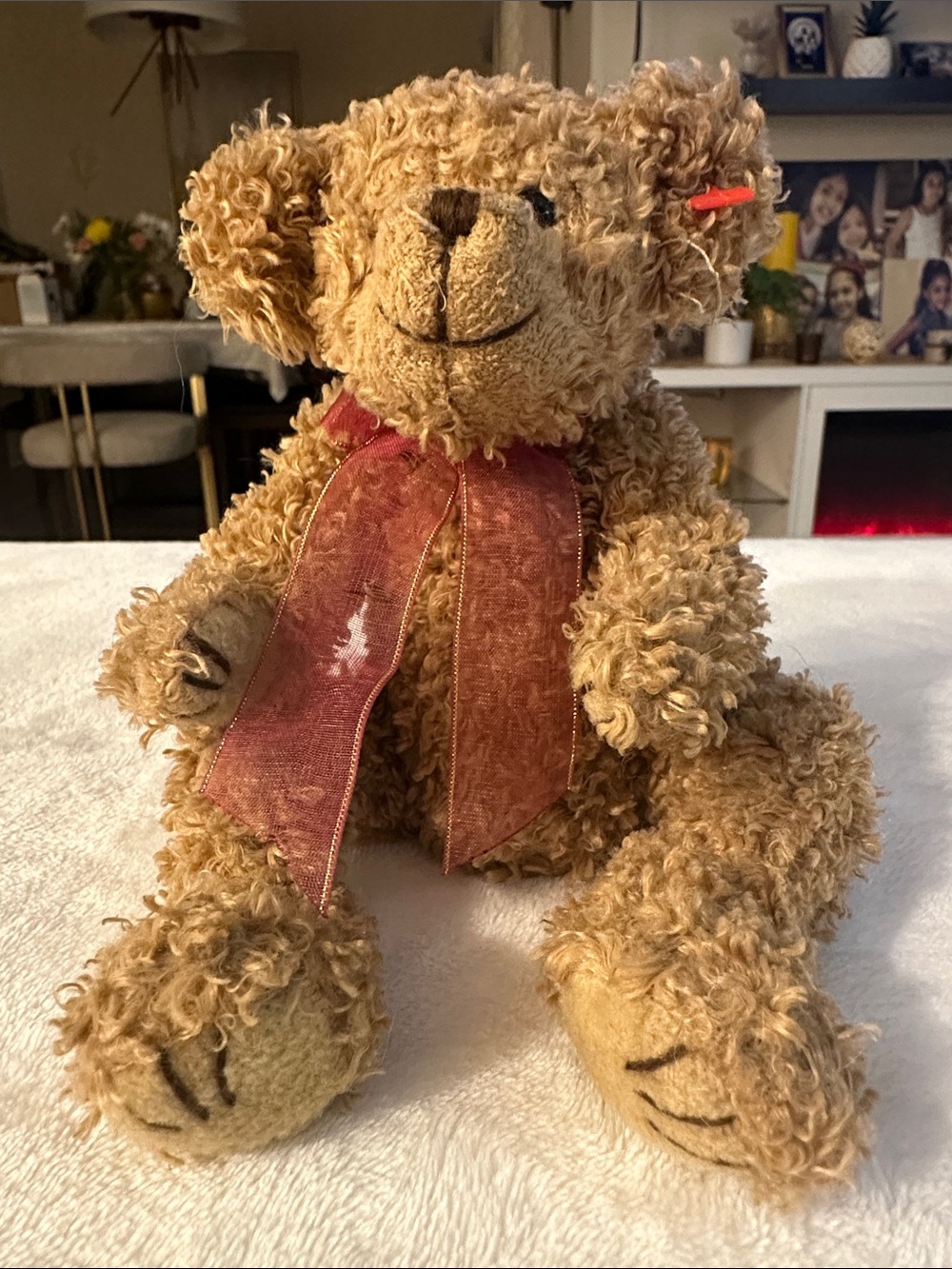 Original Berkeley curly bear from 1993, Ty beanie baby(rare)